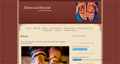 Desktop Screenshot of hennaandbeyond.com