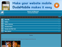 Tablet Screenshot of hennaandbeyond.com